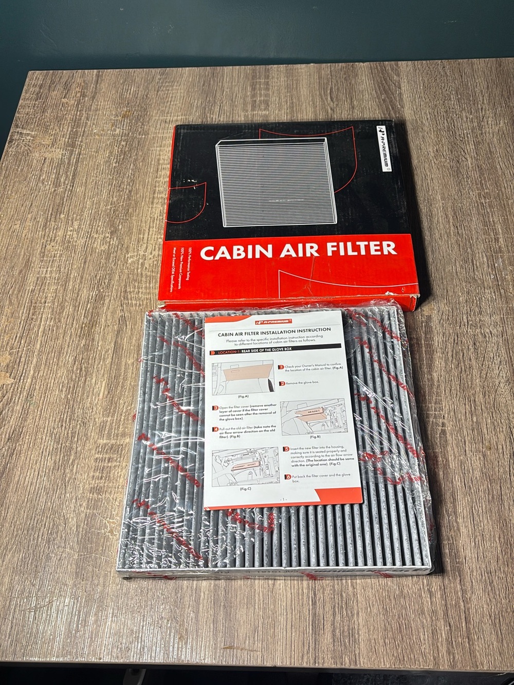 A-Premium Activated Carbon Cabin Air Filter for Ford Edge Lincoln Continental